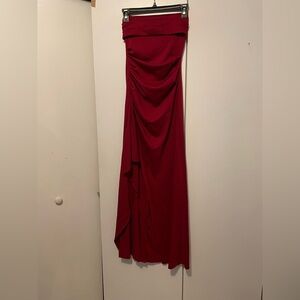 Elegant Red Evening Gown